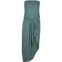 URBAN CLASSICS Shirtkleid Urban Classics Damen Ladies Viscose Bandeau Dress (1-tlg)