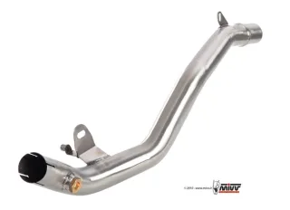 MIVV Edelstahl Kat Ersatzrohr No-Kat Rohr Suzuki GSR 600 Bj. 2006-2010
