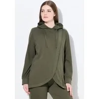 Ulla Popken Sweatshirt Hoodie Still-Funktion Kapuze Schwangerschaft