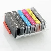 ABC Tintenpatrone (Set 6x kompatibel für Canon PGI-530 CLI-531 Pixma TS8750 TS8751, ABC)