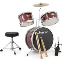 GarveeMore Bass Drum Trommel Set für Kinder 3 Trommel Akustische Trommel Set
