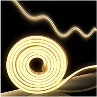 Spetebo LED-Lichterschlauch LED Lichtschlauch warmweiß - 10 m / 900 LED, 900-flammig, beleuchteter Lichterschlauch für Drinnen und Draußen
