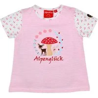 BONDI T-Shirt Mädchen T-Shirt 'Alpenglück' mit Reh und Pilz 8661