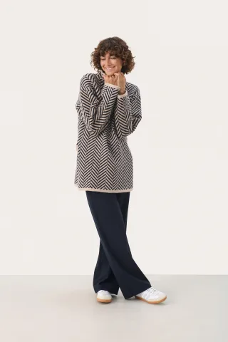 Strickpullover Oversize fit beige