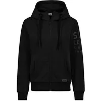 SUBLEVEL Kapuzensweatjacke Damen Jacke mit Prints und Kapuze Hoodie, Kapuzenpullover, Zipperjacke mit Kängurutasche und Kapuze