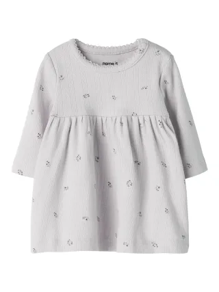 NAME IT - NBFBERRIES LS DRESS BOX Lilac Marble - Gr. - 86