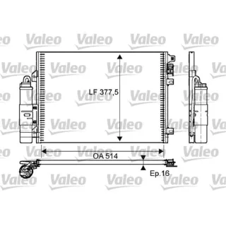Valeo Klimakondensator Dacia Logan Renault Clio Logan Thalia