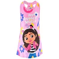 Dreamworks Gabby’s Dollhouse Sommerkleid My Bubbly Wrold Mädchen Jerseykleid Gr. 98-128 cm