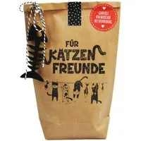 Wunderle Wundertüte Wundertüte Katzen Freunde Wundertüte mit ganz viel Tierliebe, Mitbringsel, Geschenk, Geschenkidee für Katzenliebhaber