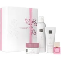 Rituals Pflege-Geschenkset Rituals von of Sakura 4 tlg: Creme, Peeling, Duschschaum, Duftkerze