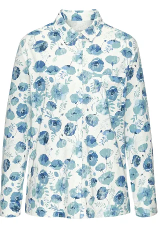 LASCANA - Vivance Dreams VD Long Sleeve Shirt flower aop - Gr. - 50