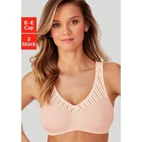 Nuance by Lascana Soft-BH (Packung, 2 Stück) ohne Bügel, Baumwoll-Qualität – auch ideal für große Größen