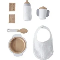 vertbaudet Puppen Accessoires-Set Puppengeschirr aus Holz FSC®
