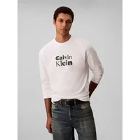Calvin Klein Sweatshirt LS EU 350TERRY CALVIN BOLD GRAPH Rundhalsausschnitt, regular fit