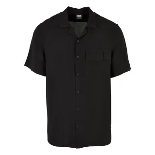Urban Classics - "Camp" Hemd für Herren (Schwarz)