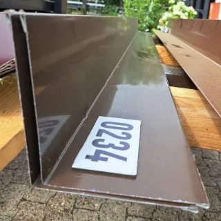 Winkelblech | 2,00 m Länge | Sepiabraun ( RAL 8014 )