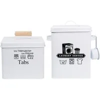 HTI-Living Aufbewahrungsbox Aufbewahrungsboxen für (Set, 2 St., 2 Aufbewahrungsdosen), Waschmittelbox Spülertapsbox