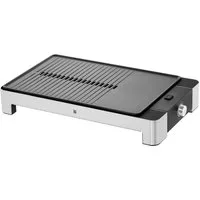 WMF Tischgrill LONO flach & gerippt, 2300 W, stufenlose Temperatureinstellung, antihaftbeschichtete Grillplatte