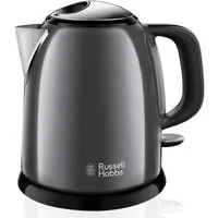 RUSSELL HOBBS Wasserkocher Colours Plus+ Storm Grey 24993-70 Mini 1L 2400W Grau, 1 l, 2400 W