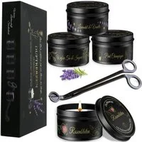 Lucadeau Duftkerze Geburtstagsgeschenk, Geschenkset mit premium Duftkerzen, Geschenk für Frauen (Mama, Freundin, Ehefrau) in Geschenkbox