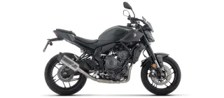 Sport Auspuff Komplettanlage Arrow Indy Race EVO TITAN Yamaha MT-07 /auch A2 Bj.2025-2026 EURO5+/ABE