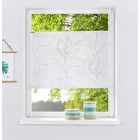 OTTO home Plissee Anna, Lichtschutz, ohne Bohren, verspannt, Klemmfix, Ästemotiv, Bestseller mit über 500 4,5-Sterne-Bewertungen, Klemmträger
