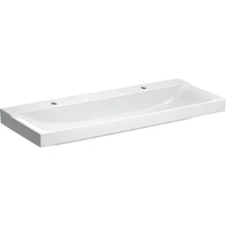Geberit Xeno2 Waschtisch, 120x48cm zwei Hl., ohne Überlauf, KeraTect, 500550011 500550011