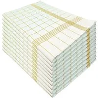 Tulpe Heimtextilien Geschirrtuch in Farben blau, rot, grau, schwarz, rosa, braun, (10er Set), 50x70 cm, 100% Baumwolle, Geschirrtücher, Küchentücher, Trockentuch