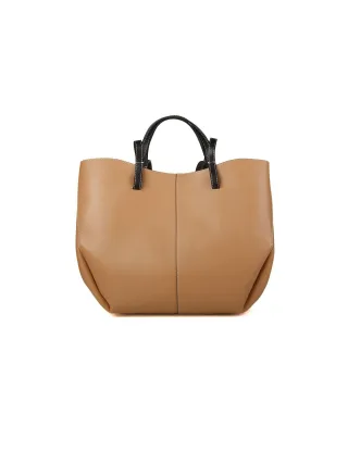 Giulia Monti Handtasche Grau Beige Schwarz
