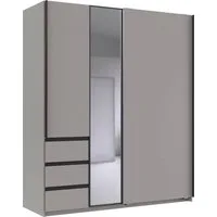 Wimex Schwebetürenschrank Stade, B: 168cm, inkl. Spiegel und von außen bedienbaren Schubladen erhältlich in verschiedenen Farben