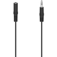 Hama Audio-Kabel, 3,5-mm-Klinken-Stecker/Kupplung, Stereo, 2,5 m Audio-Kabel, 3,5-mm-Klinke, 3,5-mm-Klinke