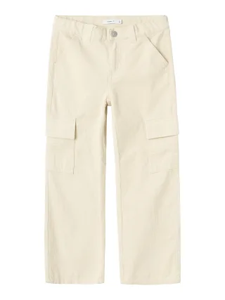 NAME IT - NKFBELLA WIDE CORD PANT 7299-CYO summer sand - Gr. - 164