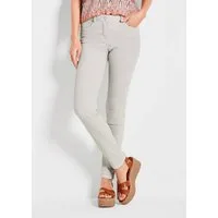 GOLDNER Bequeme Jeans Kurzgröße: Lange Freizeithose BELLA mit Formbund Slim Fit Stretch-Jeans mit hohem Komfort, Formbund