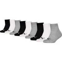 PUMA Kurzsocken PUMA KIDS PLAIN QUARTER 9P ECOM (9 Paar) mit rutschfestem Bund