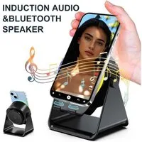 FELIXLEO 4in1 Bluetooth-Lautsprecher mit kabelloser Induktionsfunktion Lautsprecher