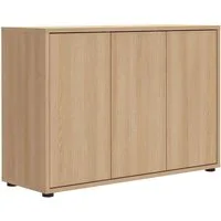 mokebo Sideboard Die Horizontale, Made in Germany, Kommode, Beistellschrank, Anrichte in Eiche