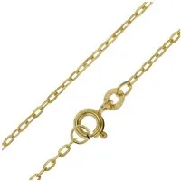 trendor Collier Gold 333/8K Flachanker-Design 1,3 mm Breite