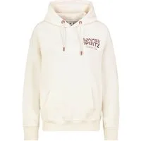 SUBLEVEL Hoodie mit Margarita O'Clock Aufdruck, Kängurutasche Sweat Motiv