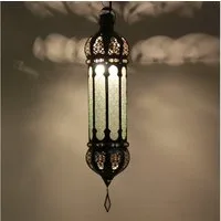 Casa Moro Deckenleuchte Marokkanische Lampe Dunya Weiß Höhe 58 cm, ohne Leuchtmittel, ohne Elektrozubehör, L1251