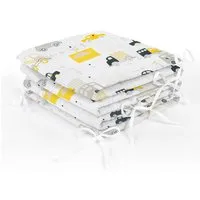 Amilian Bettnestchen Bettumrandung 210x30 cm für Kinderbett 140x70 geeignet (Kopfschutz), (Nestchen, Kantenschutz), Umrandungen