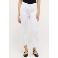 ANGELS Stretch-Jeans LINN POCKET in modisch verkürzter Länge mit weitem Bein, Stretch