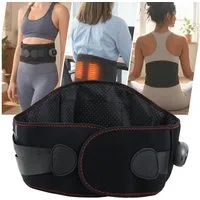 shop'n smile ideoon Wärmegürtel Beheizbar Rücken Wärme- & Massagegürtel kabellos Akku Heizgürtel 152cm, 5 Heizstufen, 3 Massage-Modi, USB-C Akku & Abschaltautomatik