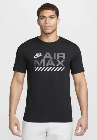 Nike Air Max Graphic Herren T-Shirt in Schwarz