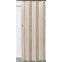 Vivaldi Falttür Schiebetür Tür Farbe Eiche H. 203 cm Türbreite bis 96 cm pi325 Neu (1 Karton, 1-St., 1 Set), teils vormontiert