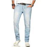 Alessandro Salvarini Stretch-Jeans ASAngelo Angenehme Passform durch vorhandenen Elasthan Anteil