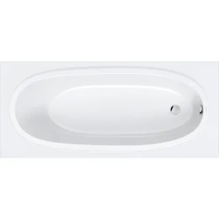 Duravit Balcoon Badewanne 700677000000000 170 x 75 cm, weiß, Einbauversion, 1 Rückenschräge