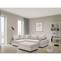 COLLECTION AB Ecksofa Parma L-Form, B: 224 cm, Bettfunktion, Bettkasten & 2 Zierkissen, Federkern