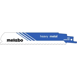 Metabo Säbelsägeblätter heavy metal 1,1 mm, 8+10 TPI - 5 Stück - 628257000