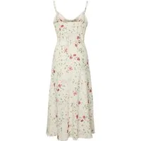 Y.A.S Spaghettikleid YASTHEA STRAP LONG DRESS S. NOOS Sommerkleid
