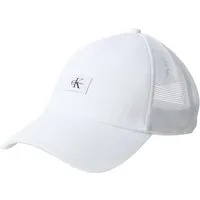 Calvin Klein Jeans Trucker Cap MONOLOGO WOVEN PATCH TRUCKER Netzeinsatz, Größe individuell verstellbar